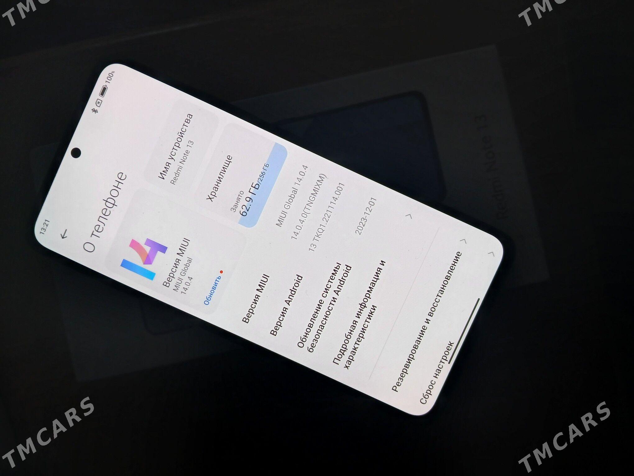 Redmi note 13 8+4/256 GB - Дашогуз - img 4