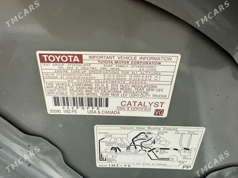 Toyota Sienna 2002 - 240 000 TMT - Туркменбаши - img 9