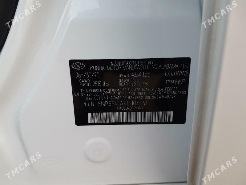 Hyundai Sonata 2020 - 257 000 TMT - Ашхабад - img 6