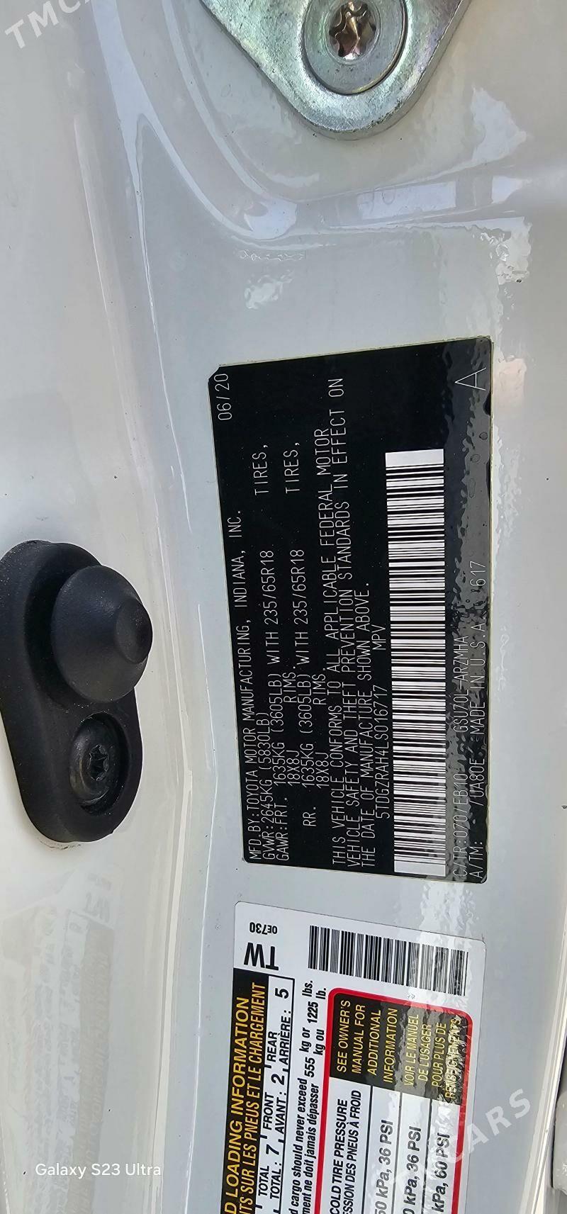 Toyota Highlander 2020 - 600 000 TMT - Täze zaman - img 8