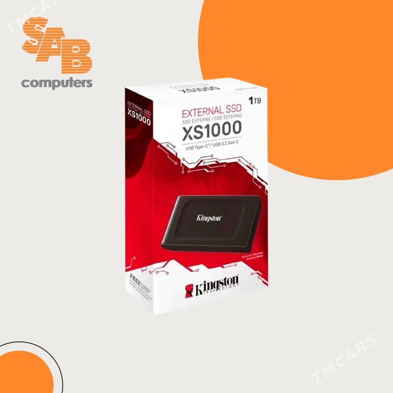 Внешний SSD Kingston XS1000 USB Type-C 1TB - Aşgabat - img 1