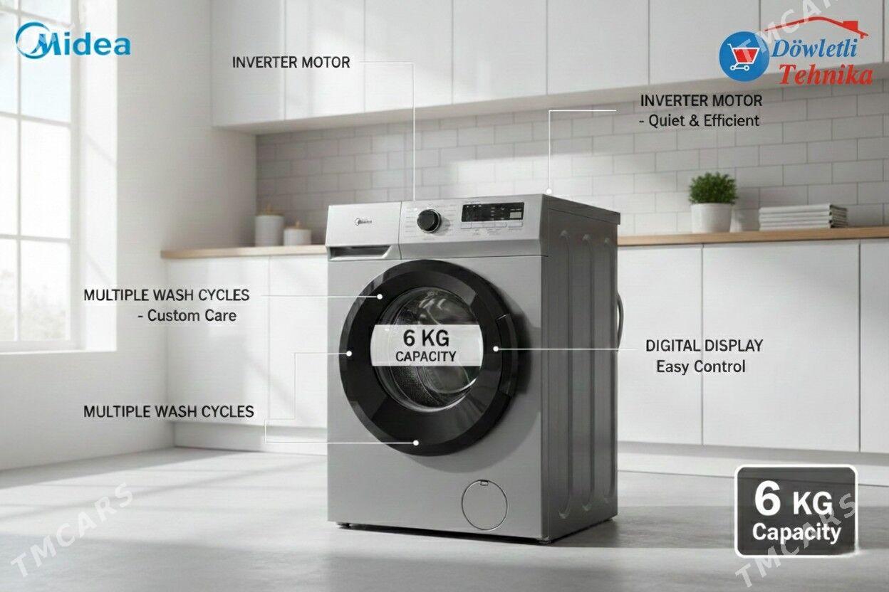 KREDIT KIR MASYN MIDEA 6KG - 1 mkr - img 1