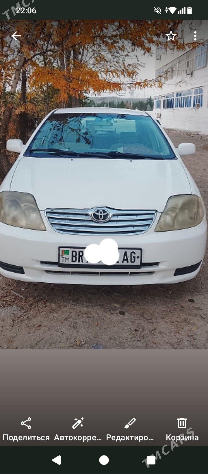 Toyota Corolla 2003 - 100 000 TMT - Aşgabat - img 1