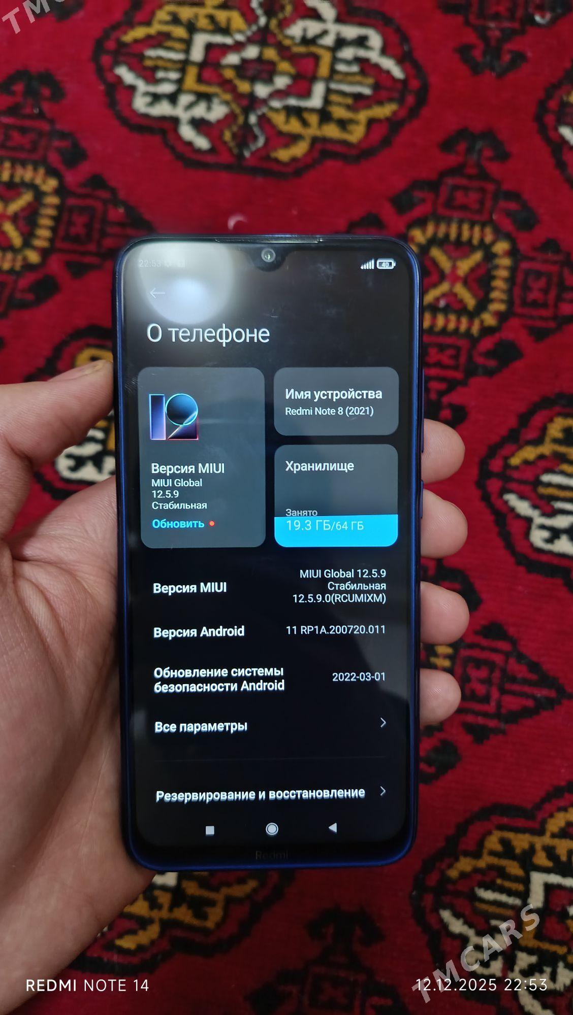 Redmi note 8 4/64 - Aşgabat - img 1