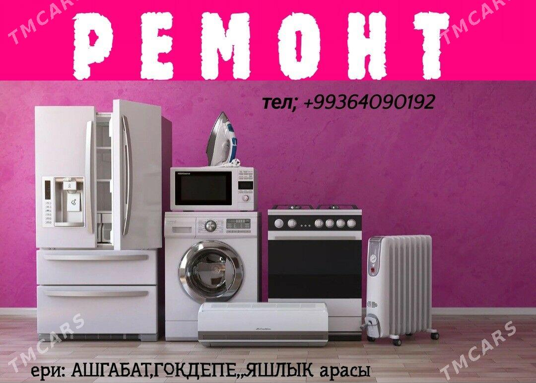 REMONT BYTAWOÝ TEHNIKA РЕМОНТ KONDISIONER KANSANER KIR MAŞYN СТИРАЛЬНАЯ МАШИНА HOLODILNIK TELEWIZOR PYLESOS MIKROWOLNOWKA SENSOR PLITA ELEKTRO PLITA KOMBI USSA PEÇKA - Aşgabat - img 8