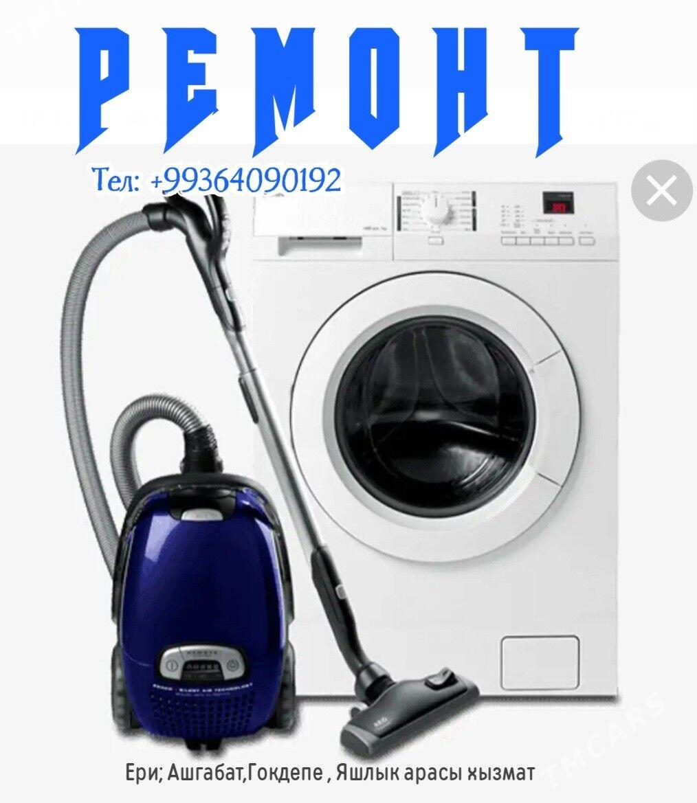 REMONT BYTAWOÝ TEHNIKA РЕМОНТ KONDISIONER KANSANER KIR MAŞYN СТИРАЛЬНАЯ МАШИНА HOLODILNIK TELEWIZOR PYLESOS MIKROWOLNOWKA SENSOR PLITA ELEKTRO PLITA KOMBI USSA PEÇKA - Aşgabat - img 4