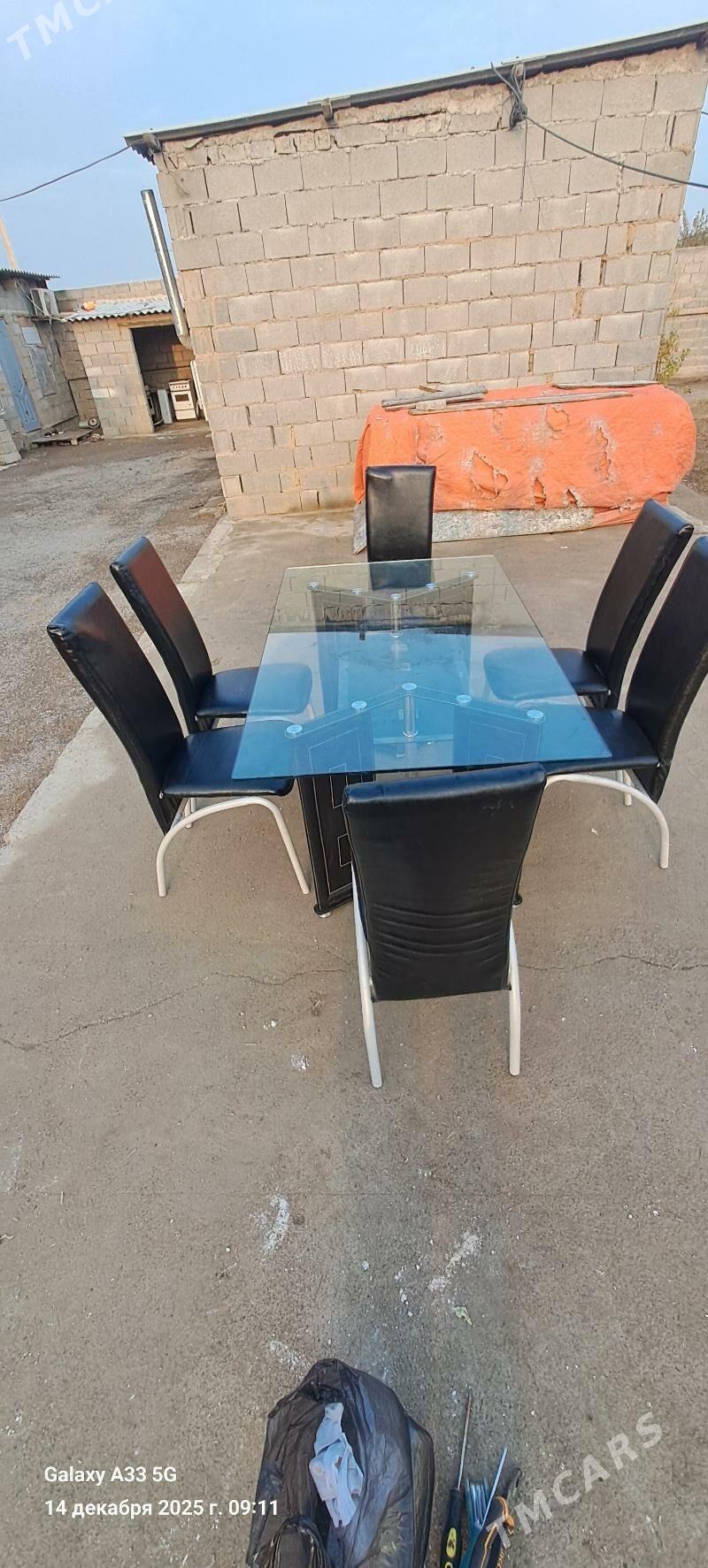 Stol stul komplekt 6 ştuk - Gurtly - img 1