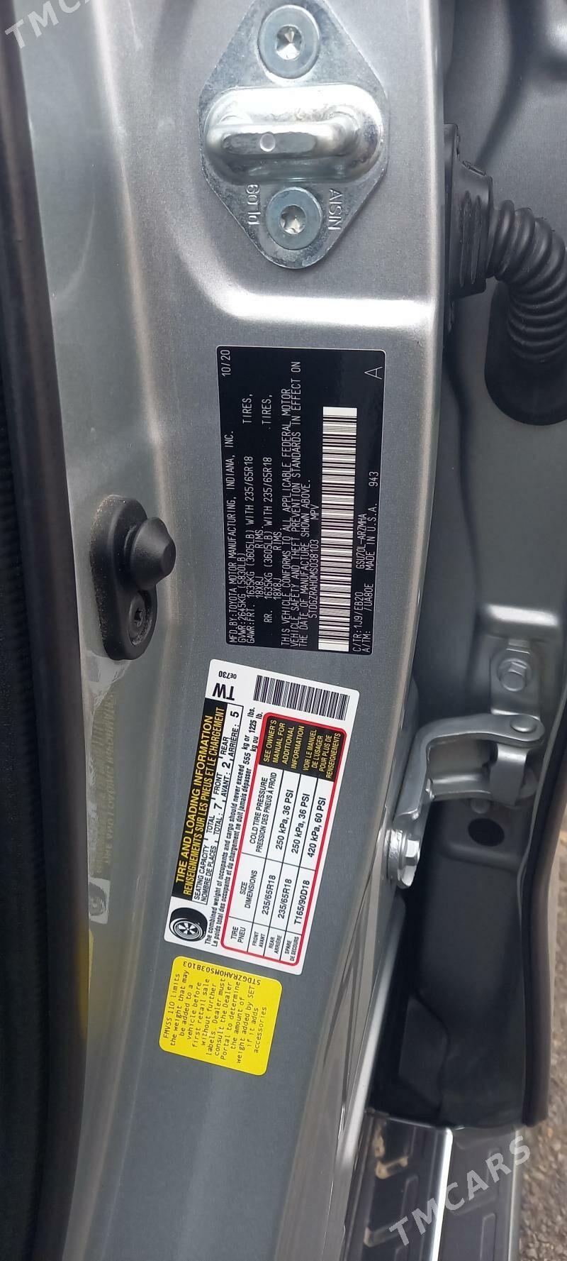 Toyota Highlander 2021 - 530 000 TMT - Türkmenabat - img 1