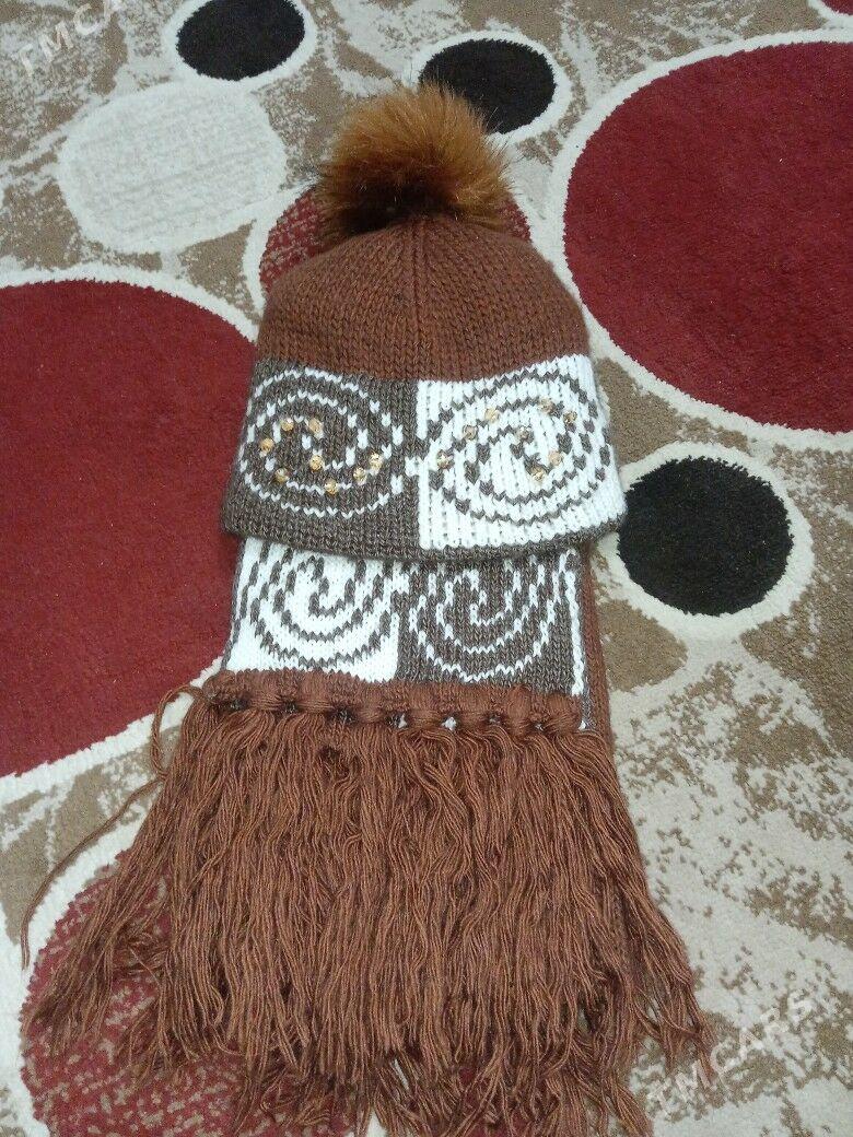 шапка с шарфм - Daşoguz - img 1