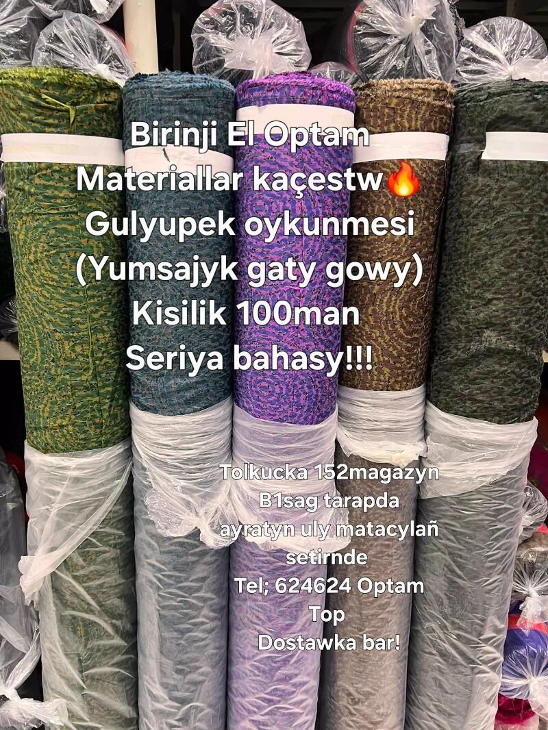 Birinji El Optam Matalar!!! - "Altyn Asyr" Gündogar bazary (Jygyllyk) - img 1