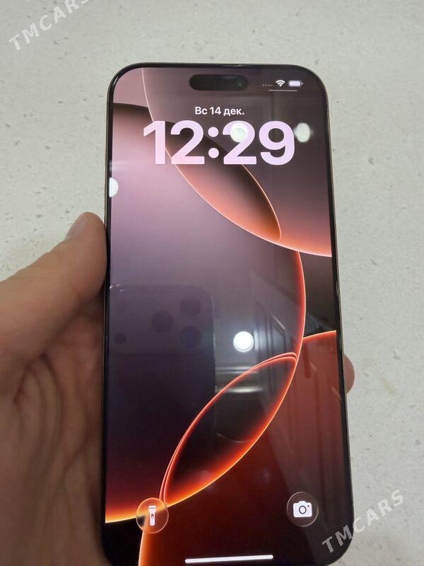 iPhone 16 Pro Max 2 Sim - Aşgabat - img 1