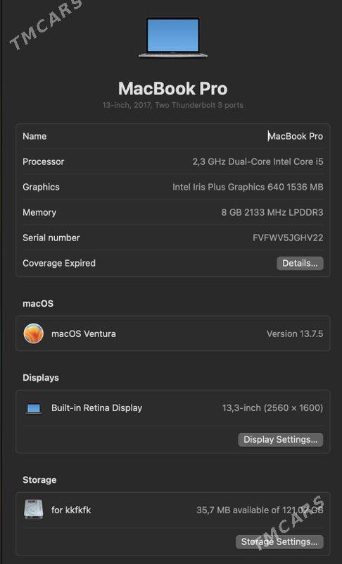 Macbook Pro - Ашхабад - img 1