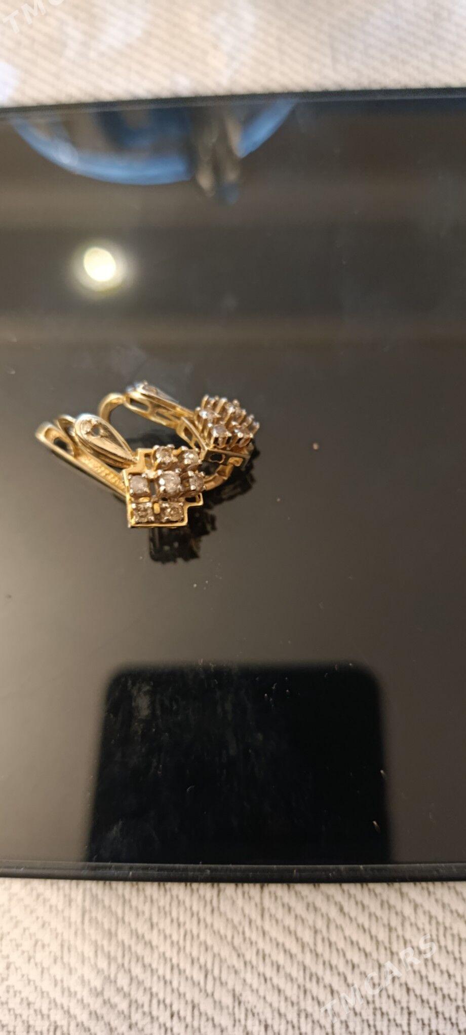 серёжки золото - Aşgabat - img 1