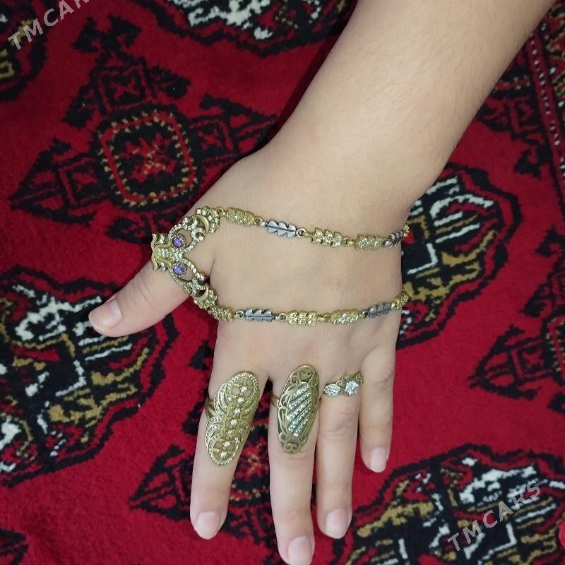 Hürrem spoçka yüzükler - Büzmeýin - img 1