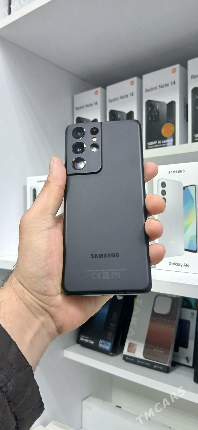 S21 ultra 12/256g Black - Ашхабад - img 1