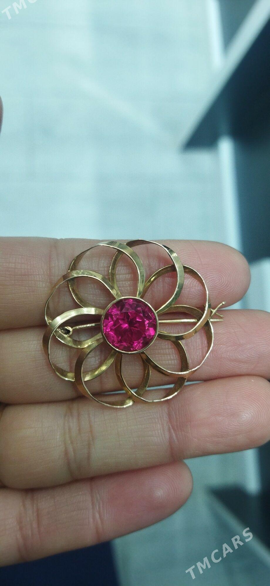 gyzyl broşka - Бузмеин - img 1