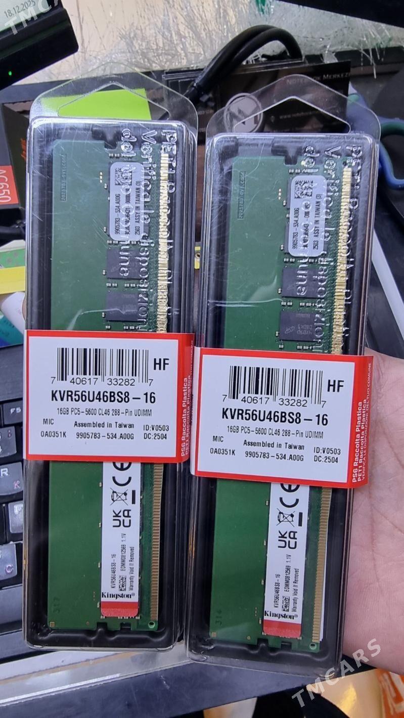 НОВЫЕ DDR5 5600MHZ KINGSTON - Aşgabat - img 1