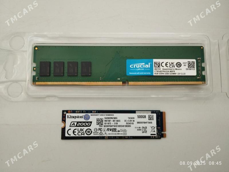 SSD, RAM DDR4 3200 8Gb, BLOK - Aşgabat - img 1