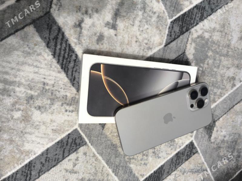 IPHONE 16 pro max 100%titan - Aşgabat - img 1