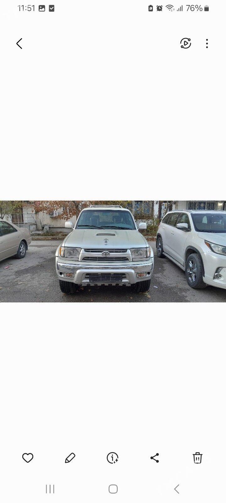 Toyota 4Runner 2002 - 140 000 TMT - Ашхабад - img 1