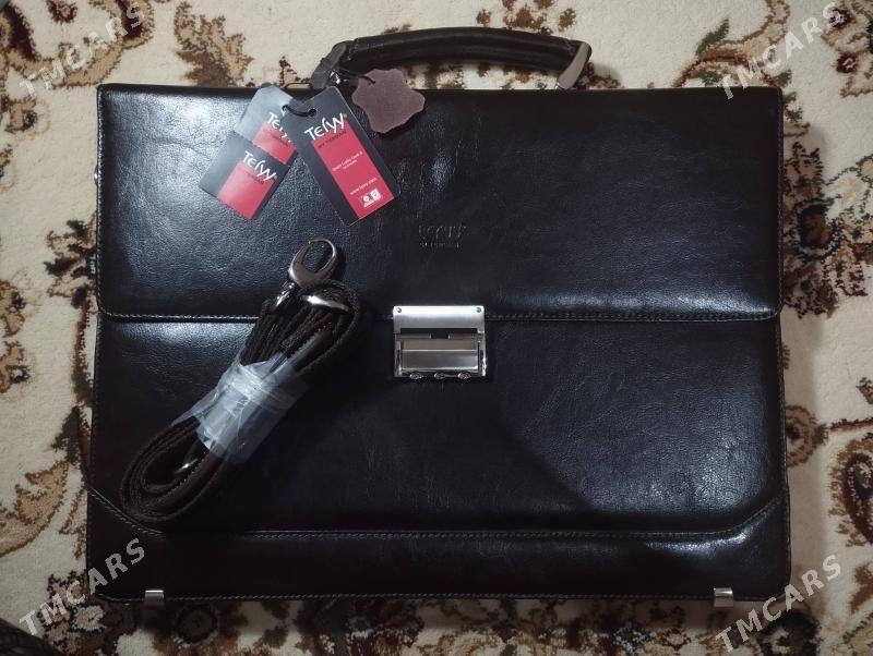 Продаётся кожаная сумка. - Ашхабад - img 1