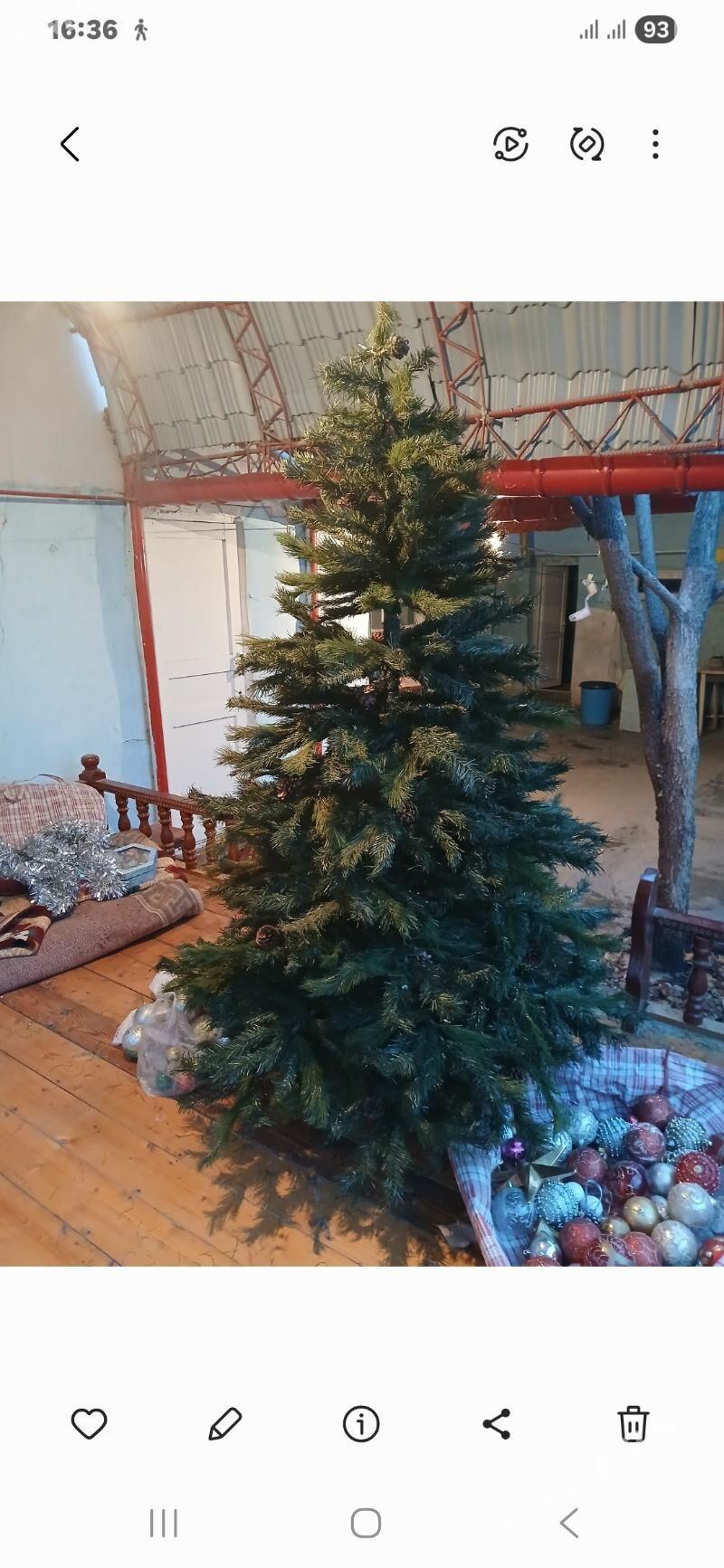 Ёлка б/у и ёлочные игрушки - Ким район - img 1