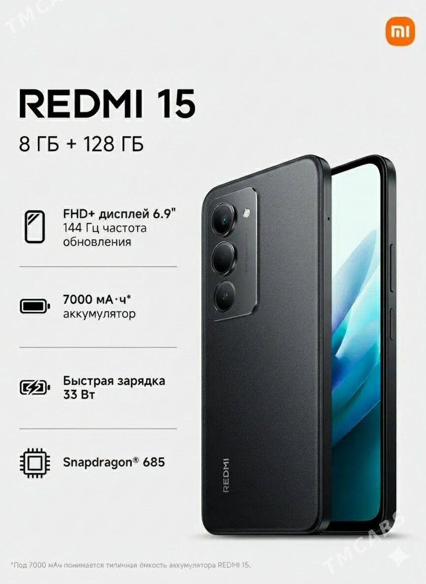 KREDIT REDMI 15 (8/128GB) - 1 mkr - img 1
