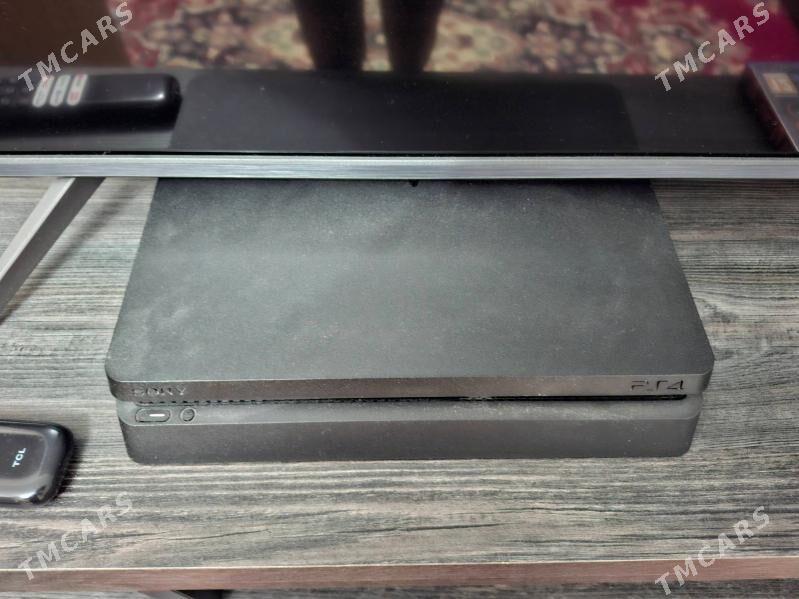 PS 4 slim, 500G, 17 oyunly - Шатлык - img 1