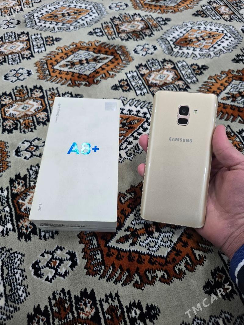 samsung a8+ - Балканабат - img 1