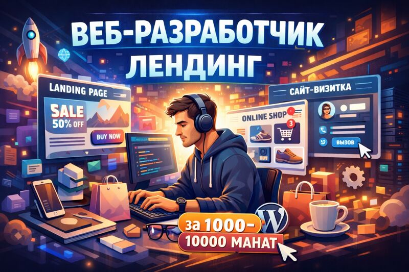 Фрилансер Веб-разработчик - Aşgabat - img 1