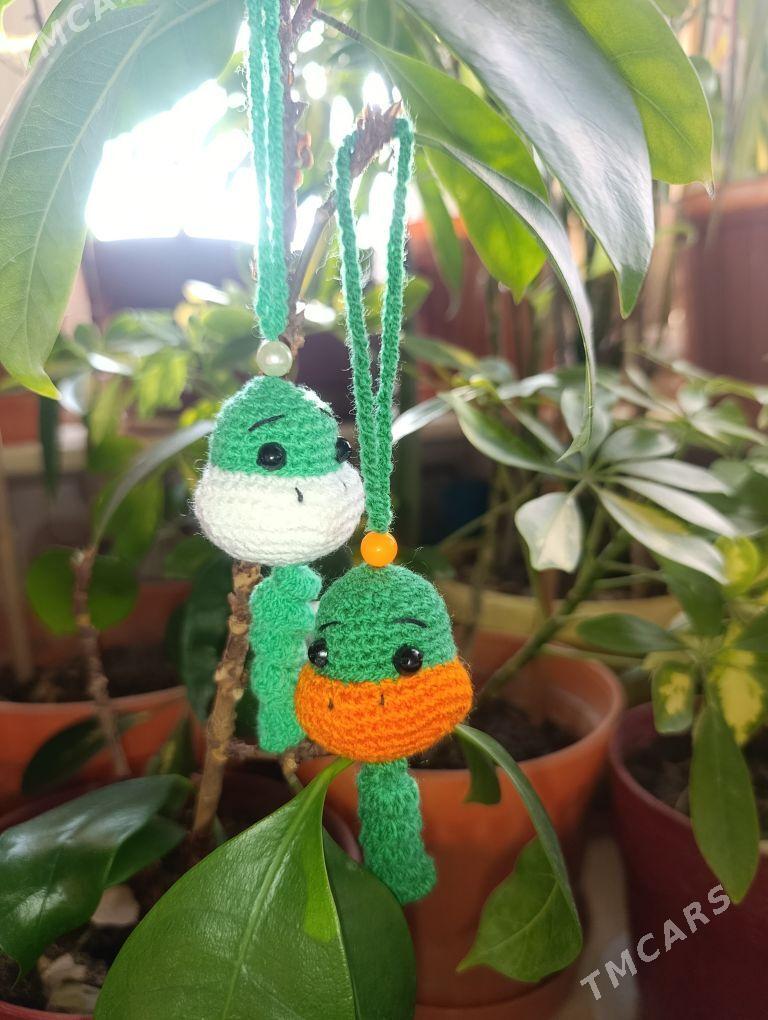 брелки вязаные, ручная работа - Чарджоу - img 1