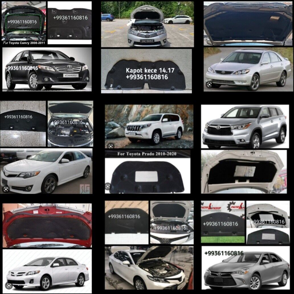 KAPOT KEÇELRI TAYOTA MAŞYNLAR - Ашхабад - img 1