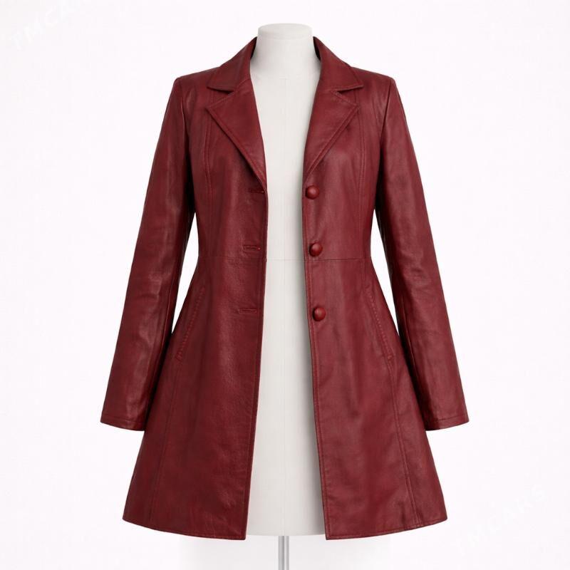 Элегантное кожаное пальто - Aşgabat - img 1