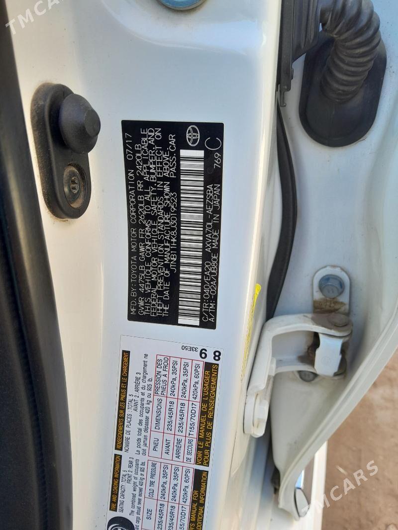 Toyota Camry 2018 - 310 000 TMT - Türkmenbaşy etr. - img 1