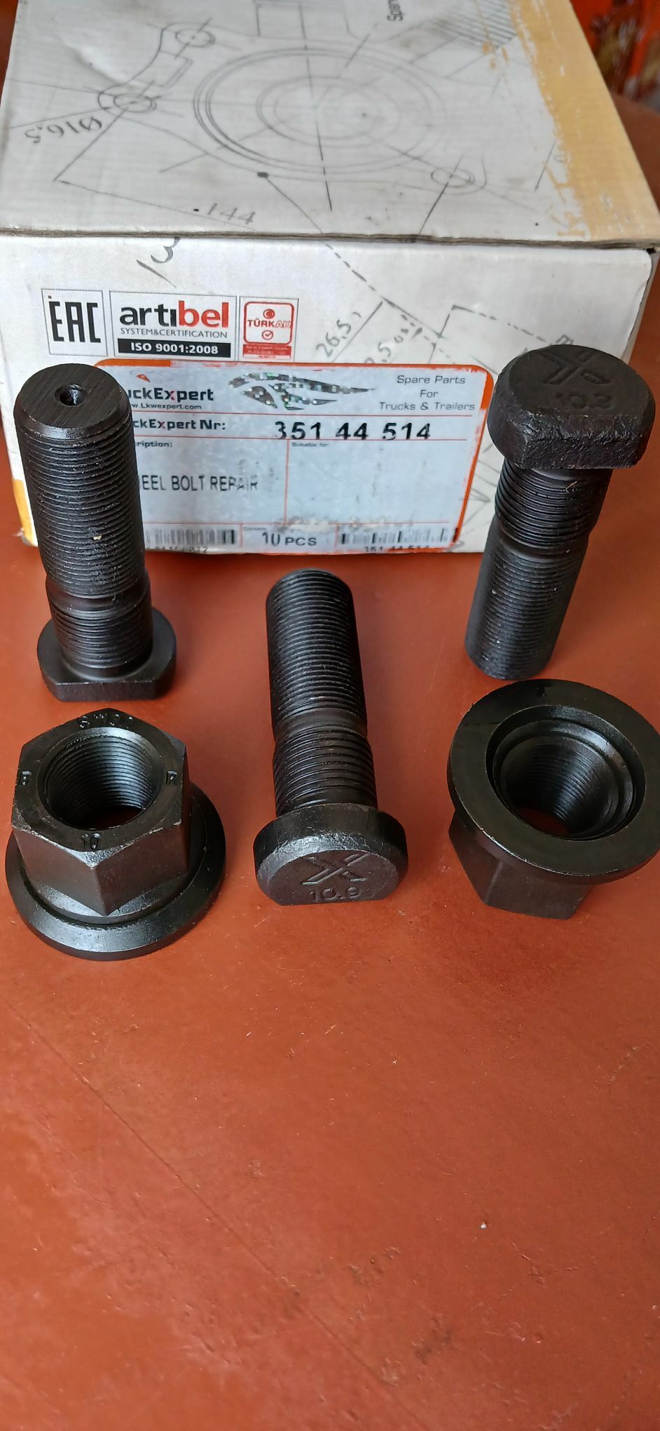 teker bolt şpilka gaýka 70 TMT - Бузмеин ГРЭС - img 1