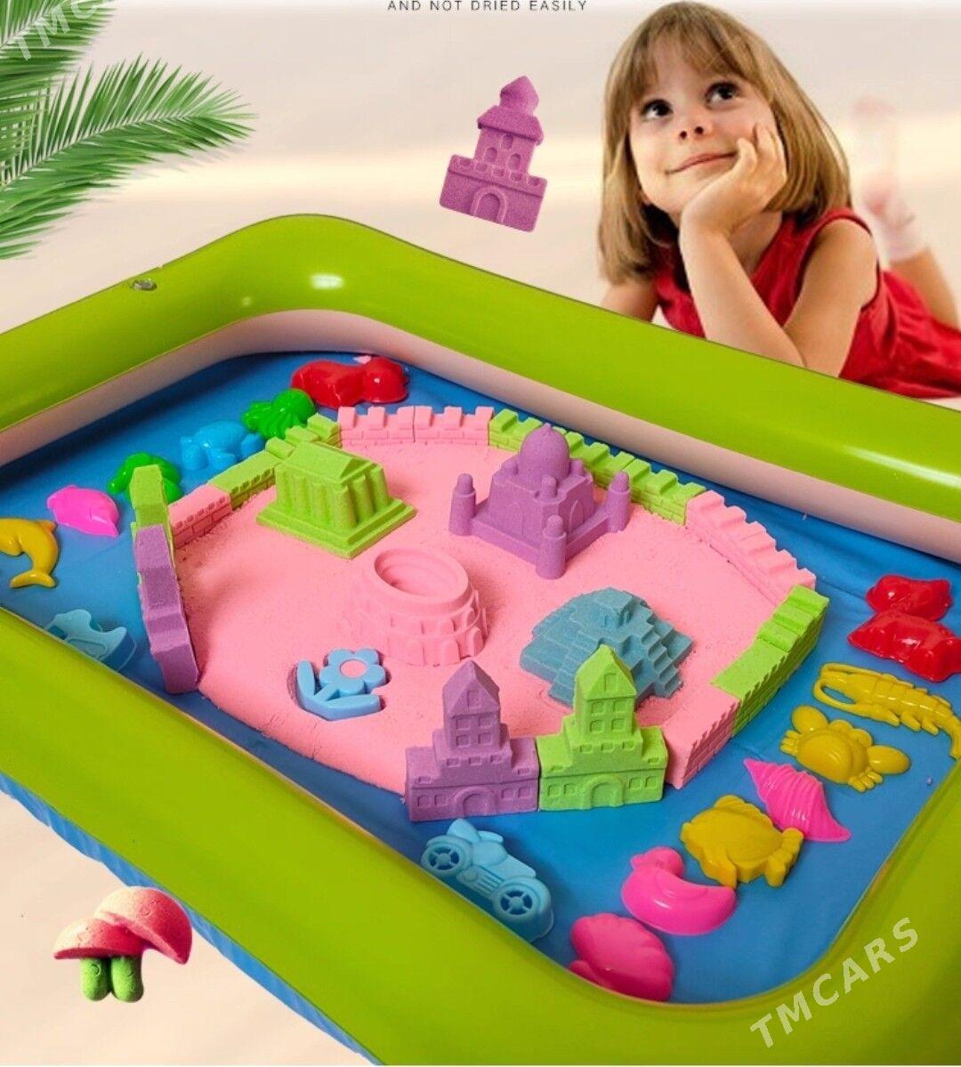 НОВЫЙ КИНЕТИЧЕСКИЙ ПЕСОК 2КГ - Ашхабад - img 1