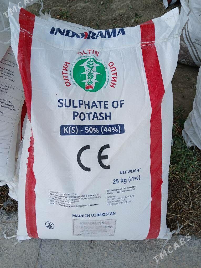 Kaliý 50 % Kükürt 44 % dökün - Ak bugdaý etraby - img 1