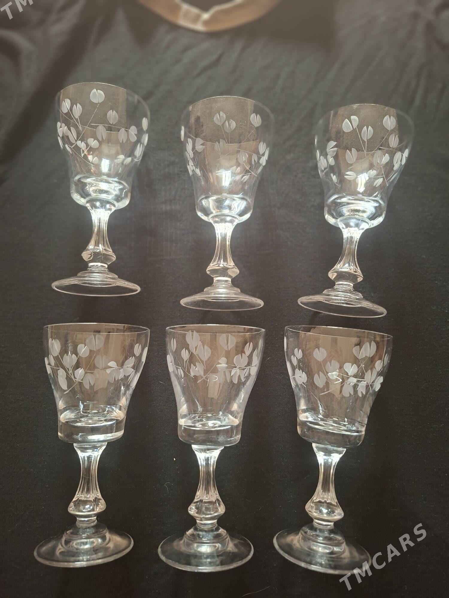 Фужеры хрустальная и стаканы - Aşgabat - img 1