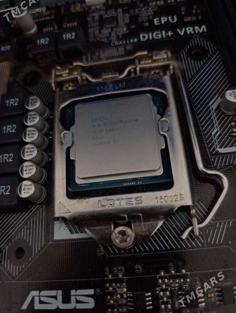 4 gen i7 4790 asus z97 16 ram - Аркадаг - img 1