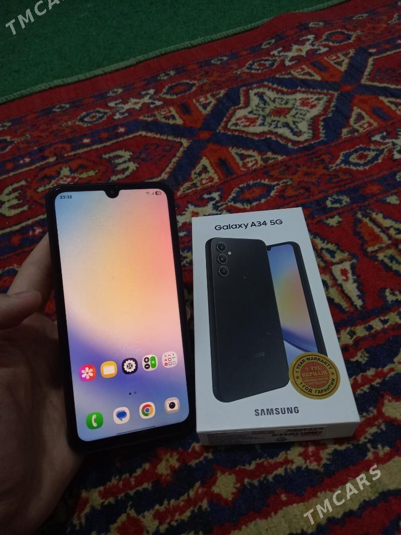 samsung a34 6/128 TP - Ашхабад - img 1