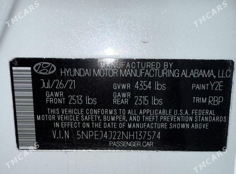 Hyundai Sonata 2021 - 295 000 TMT - Ашхабад - img 1