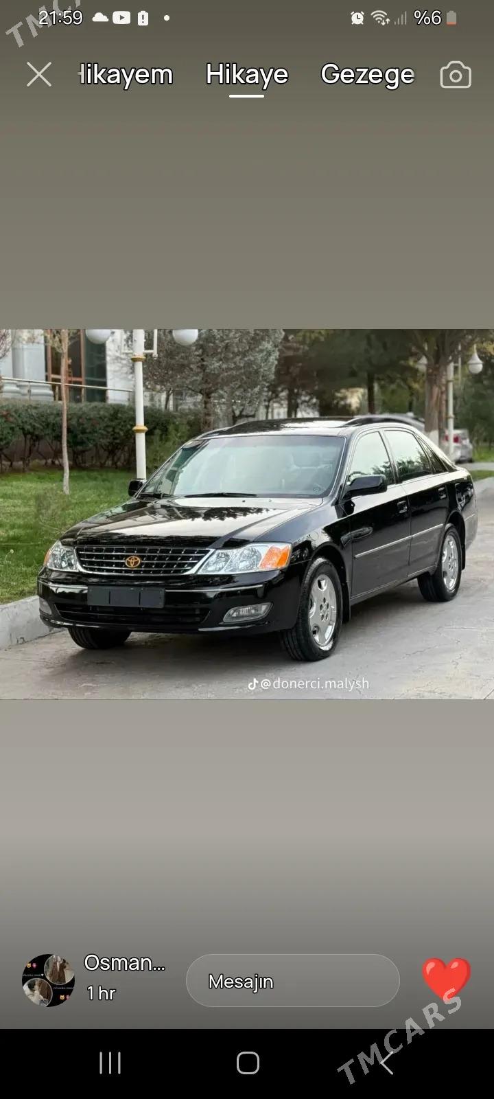 Toyota Avalon 2000 - 260 000 TMT - Baýramaly - img 1