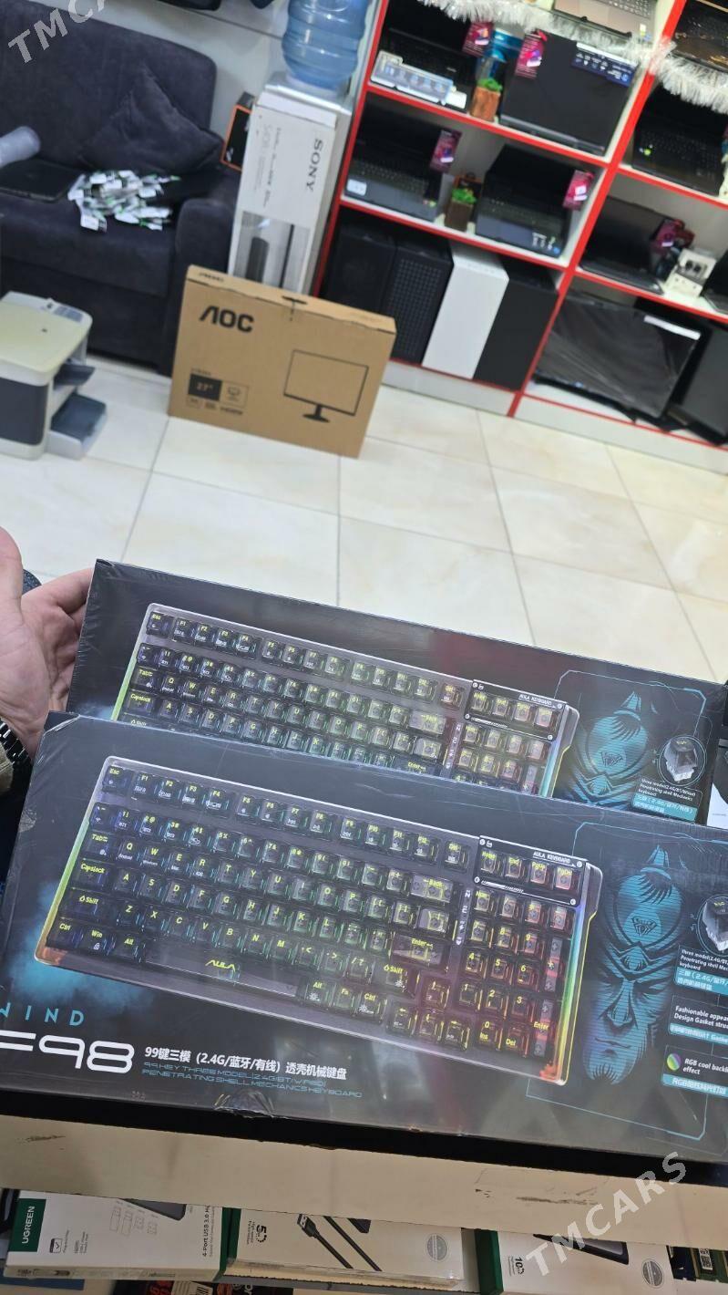 AULA F98 БЕЛАЯ/ЧЕРНАЯ - Ашхабад - img 1