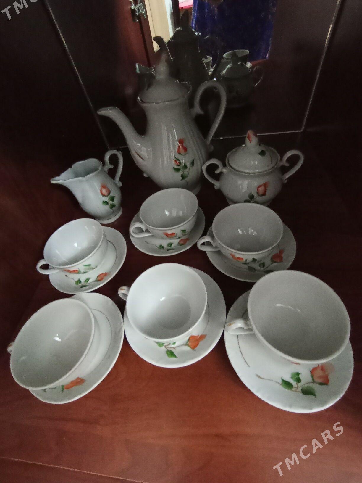 кофейный сервиз и бокалы - Aşgabat - img 1