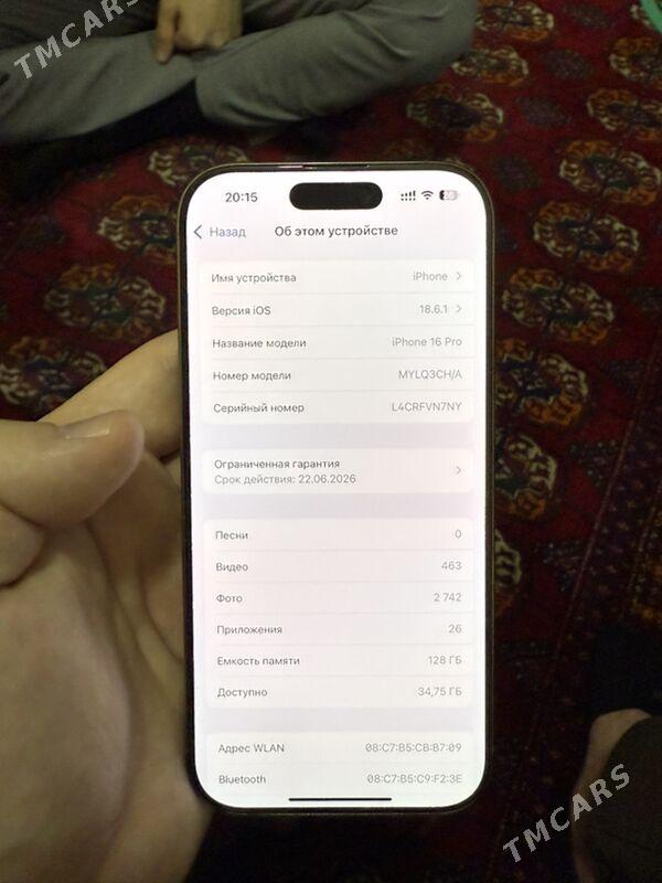 iphone 16pro - Ашхабад - img 1