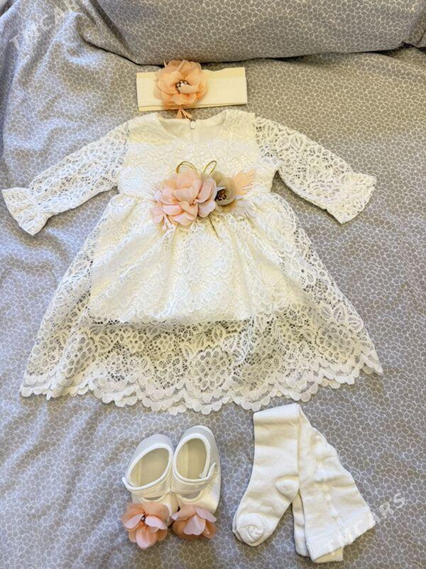 Платье комплект для девочек - Ашхабад - img 1