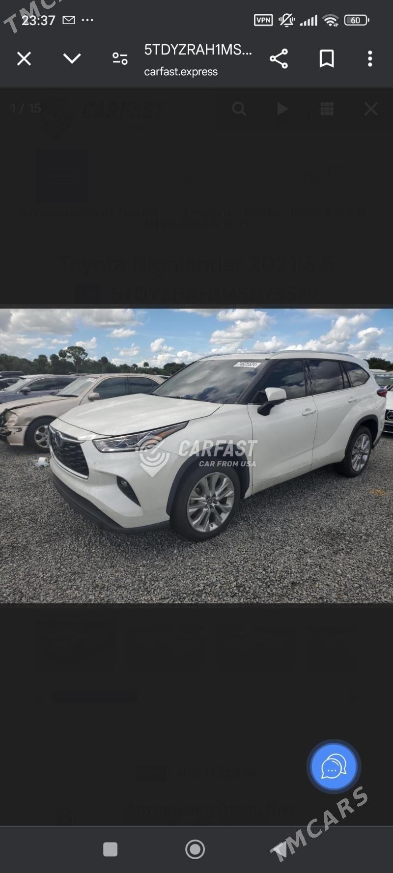 Toyota Highlander 2021 - 680 000 TMT - Parahat 7 - img 1