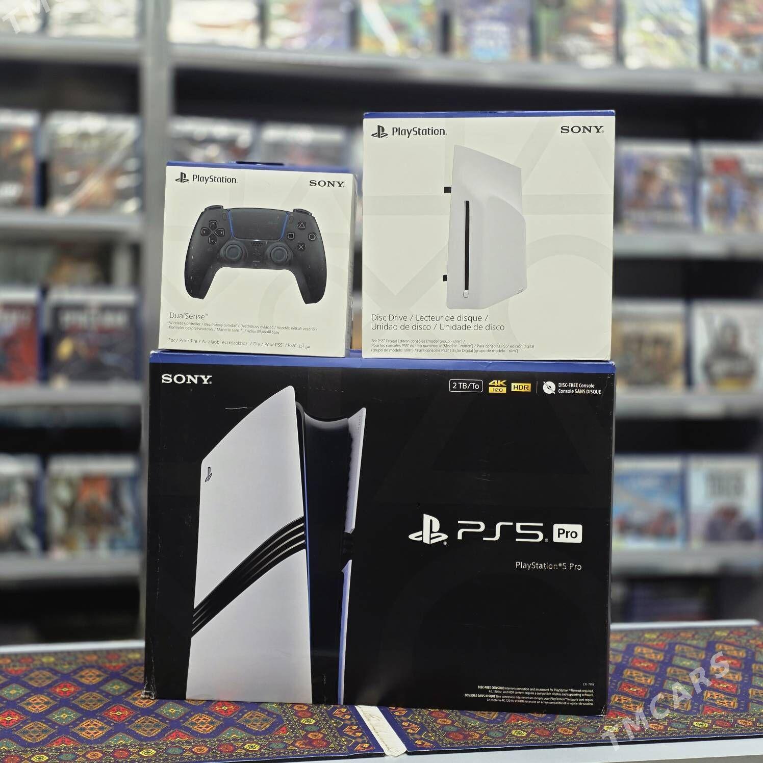 Ps5 pro+35oýun+jostik+diskawod - Aşgabat - img 1