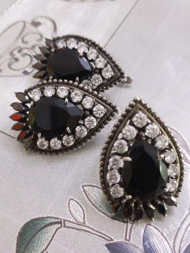 kümüş syrga ýüzük - Daşoguz - img 1