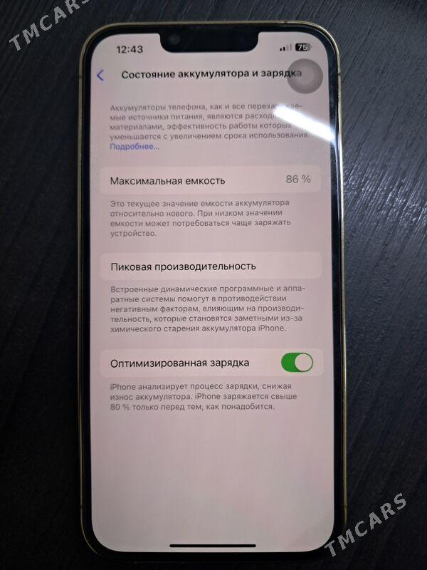iPhone 13 Pro 128gb/86% - Aşgabat - img 1